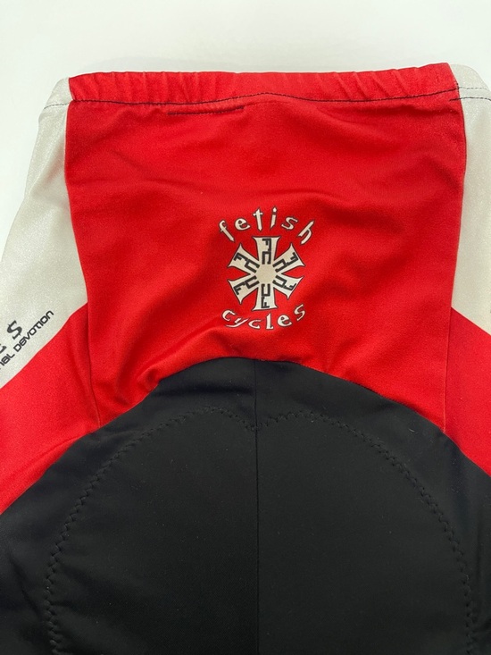 Men’s Black and Red Performance Cycling Shorts - Picture 4 of 6
